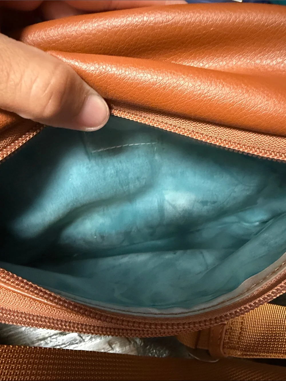 Kibou Brown Leather Fanny Diaper Pack